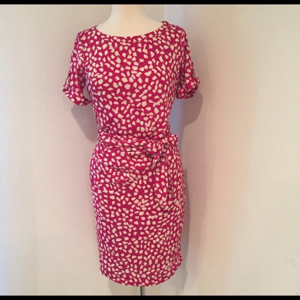 Diane Von Furstenberg silk faux wrap dress